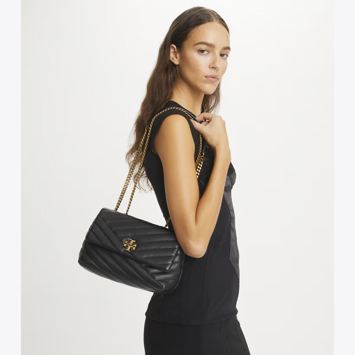 KIRA CHEVRON SM CONV SHOULDER BAG BASIC