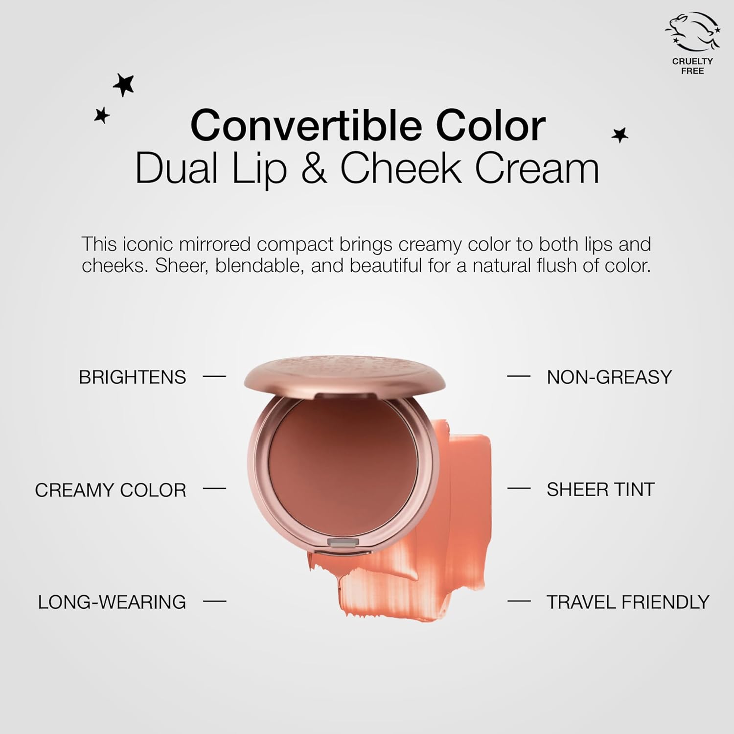 Convertible Color Two-in-One Lipstick and Blush