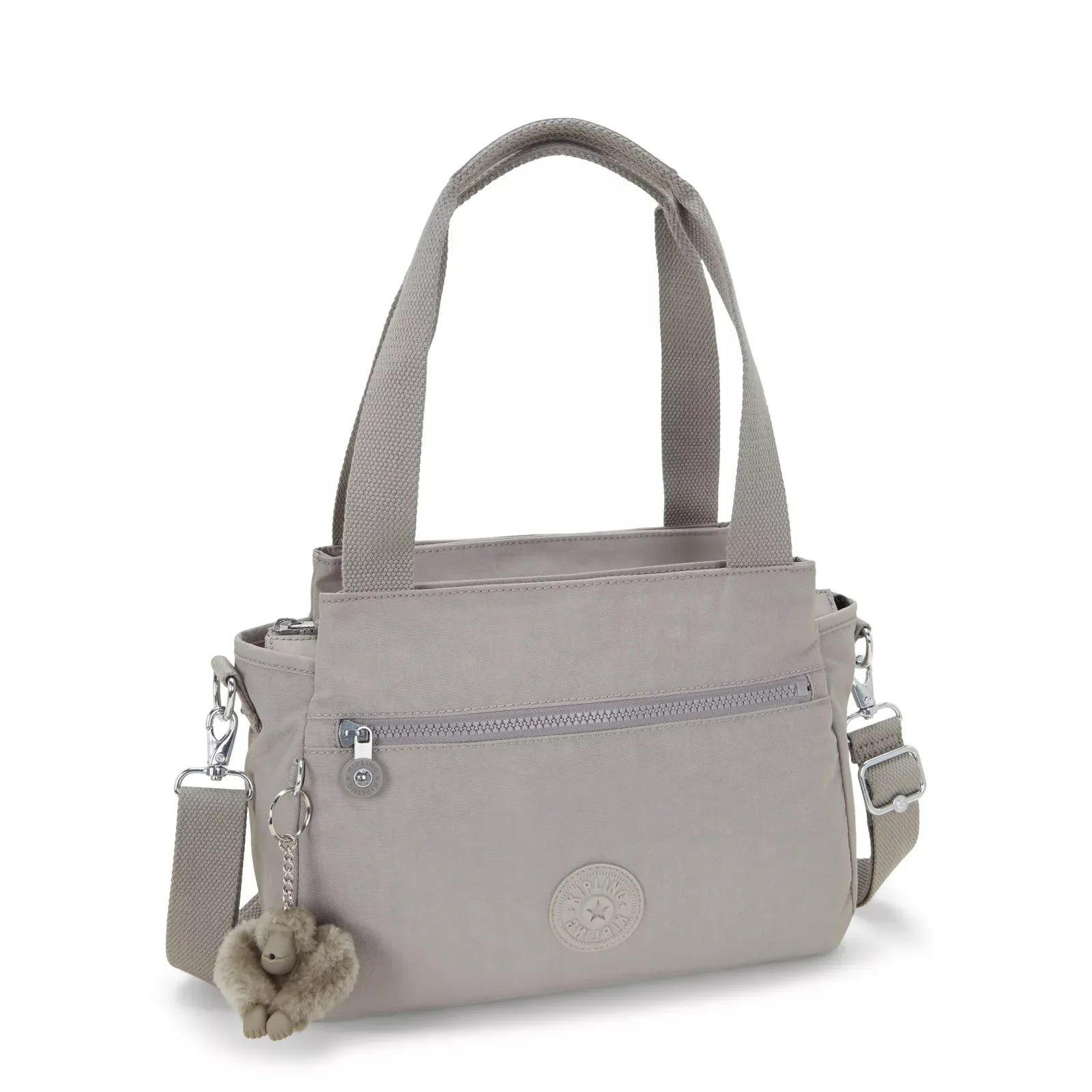 Kipling Elysia Satchel Grey Gris
