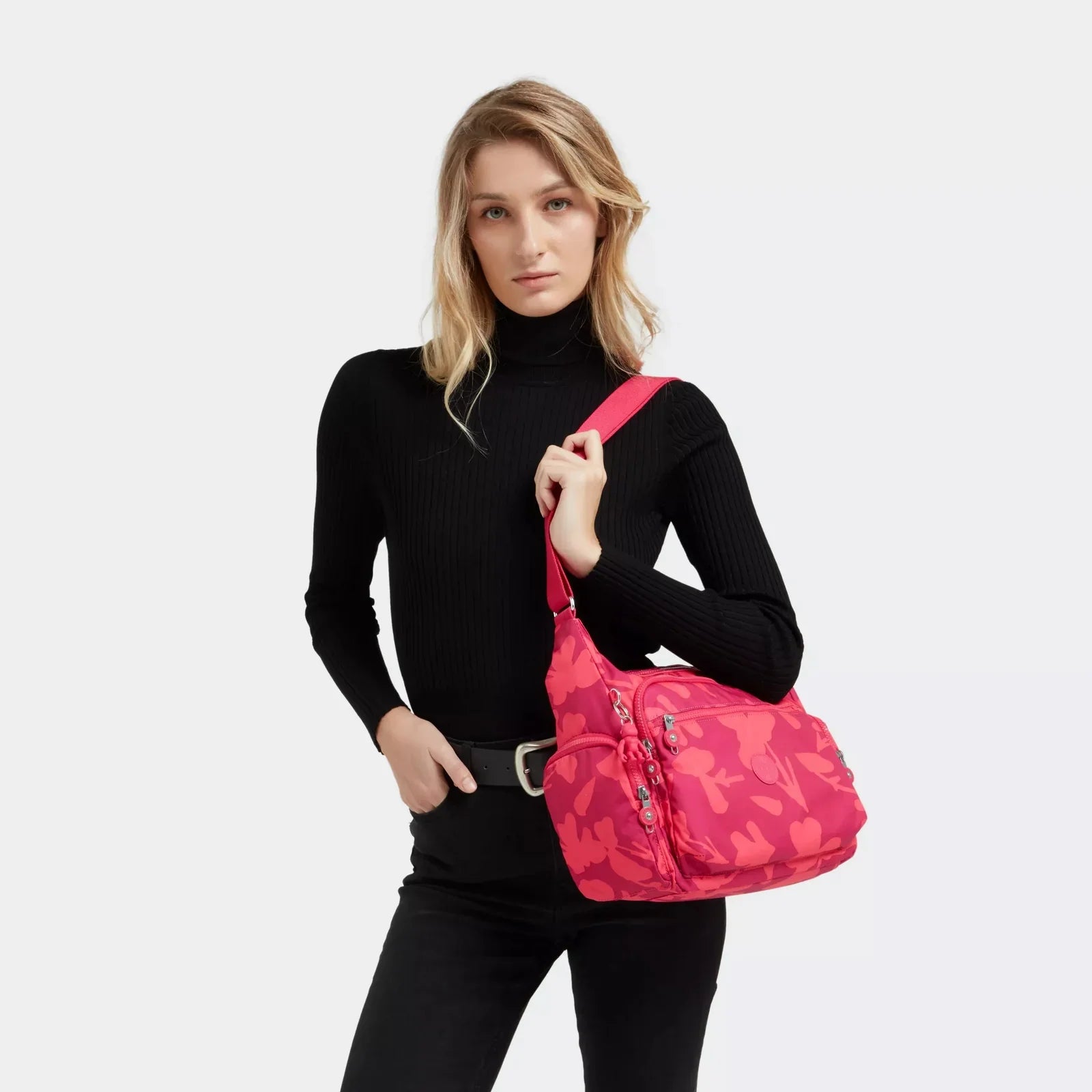 Kipling Gabby Small Shoulderulder Bag Signature Embossed