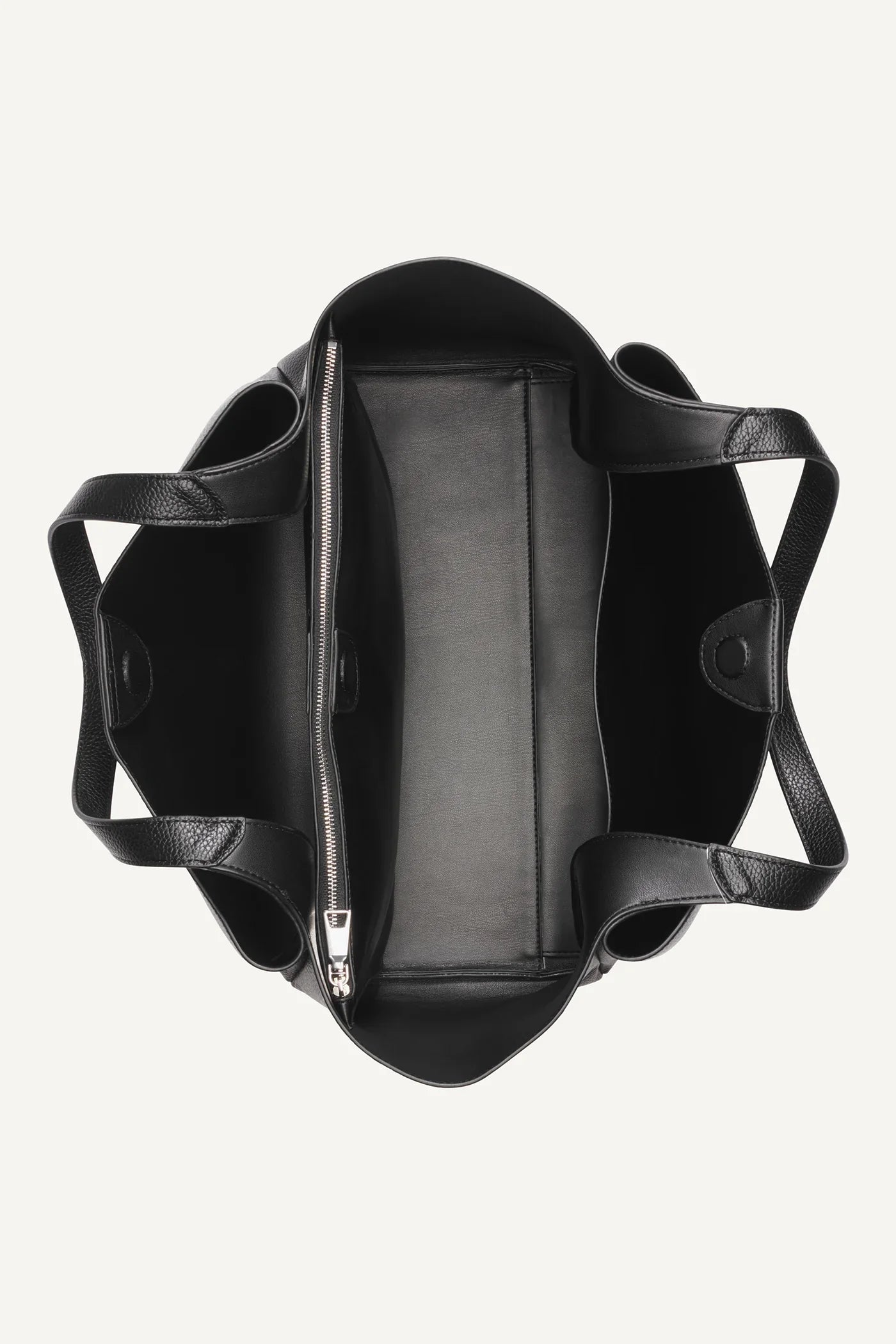 DKNY Willa Medium Top Handle Satchel Black Silver