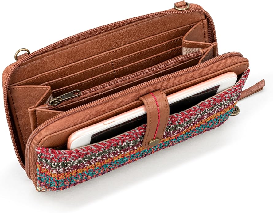 The Sak Iris Crochet Crossbody Sunset Stripe No Size