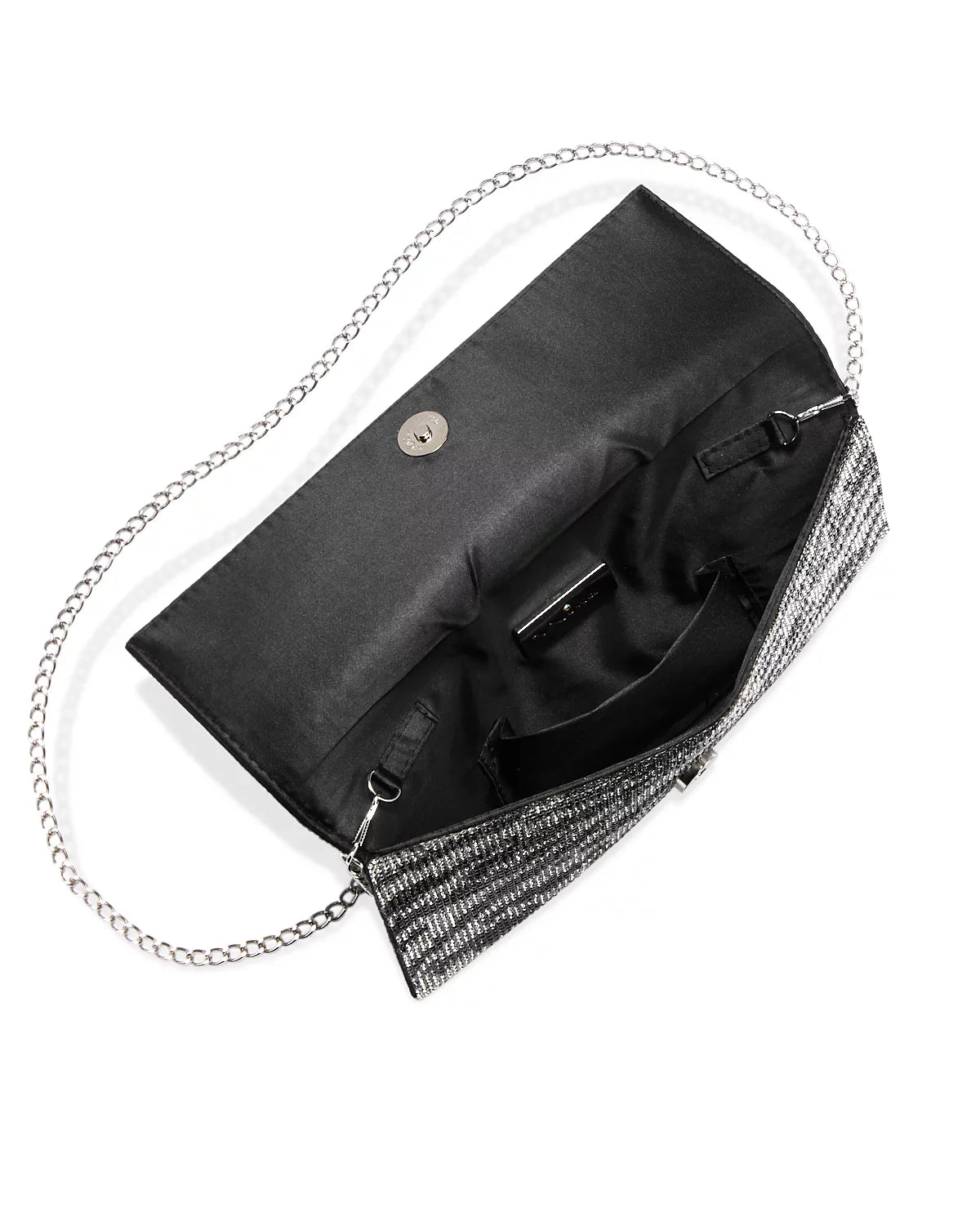 Animal Print Crystal Envelope Clutch - Exclusive