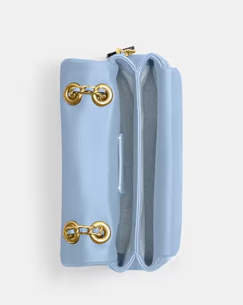 COACH Quilted Leather Mini Tabby Shoulder Brass Maple