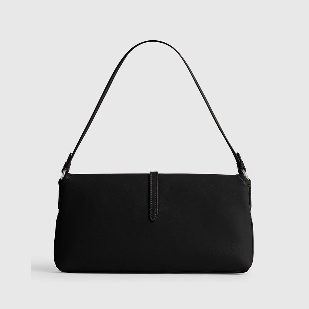 COACH Hamptons Small Leather S Silver Chalk