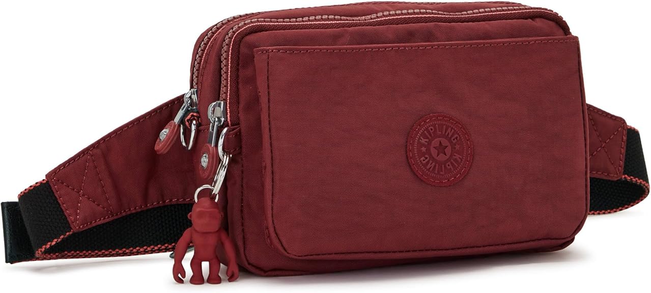 Kipling Abanu Mini Convertible Bag Red Rouge