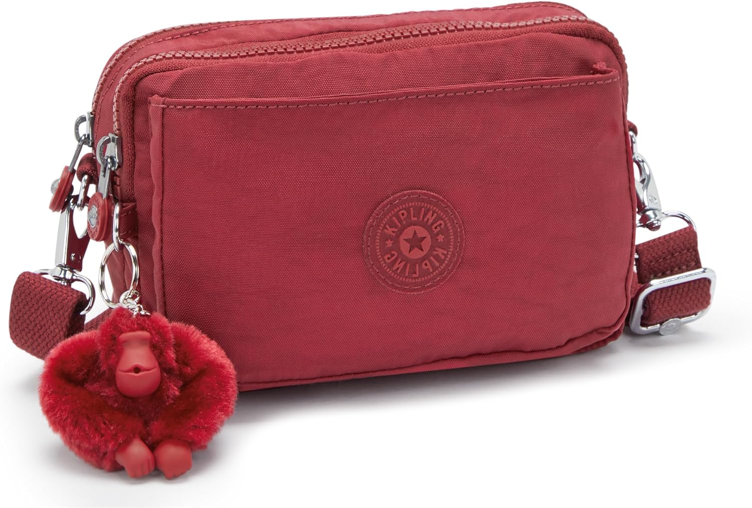 Kipling Abanu Multi Crossbody Funky Red