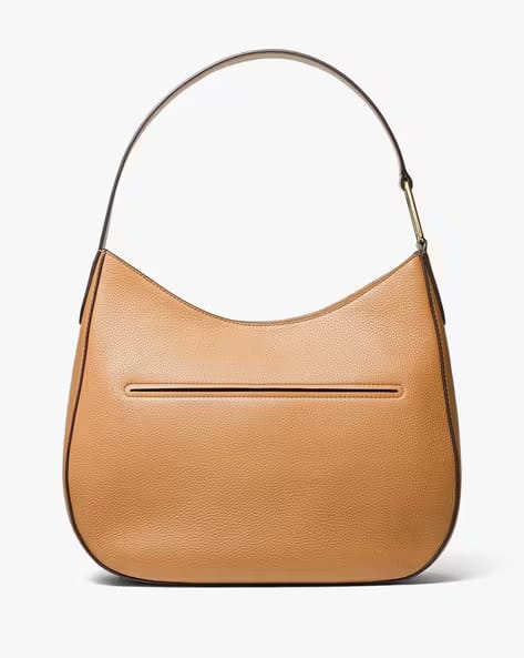 Michael Kors Medium Leather Top Zip Hobo Shoulder Bag