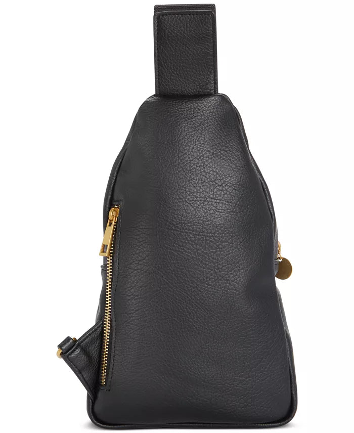 Style Co Webbing Strap Small Sling Bag Black