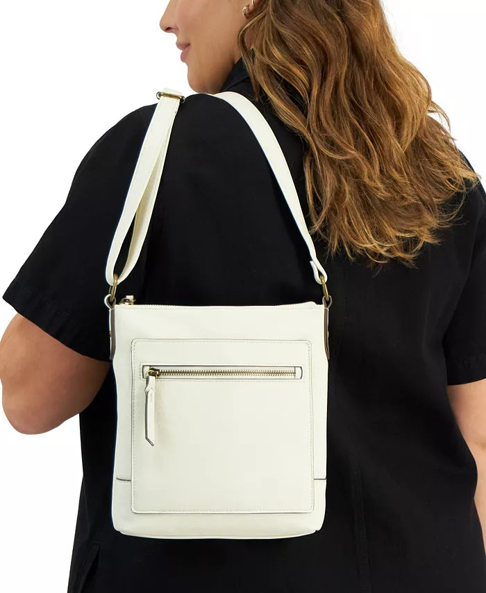 Style Co Hudsonn North South Crossbody Alabaster