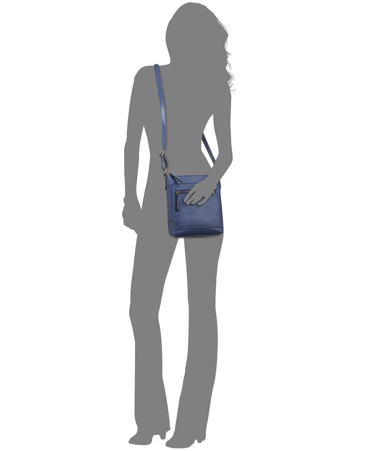 Style Co Hudsonn North South Crossbody Navy