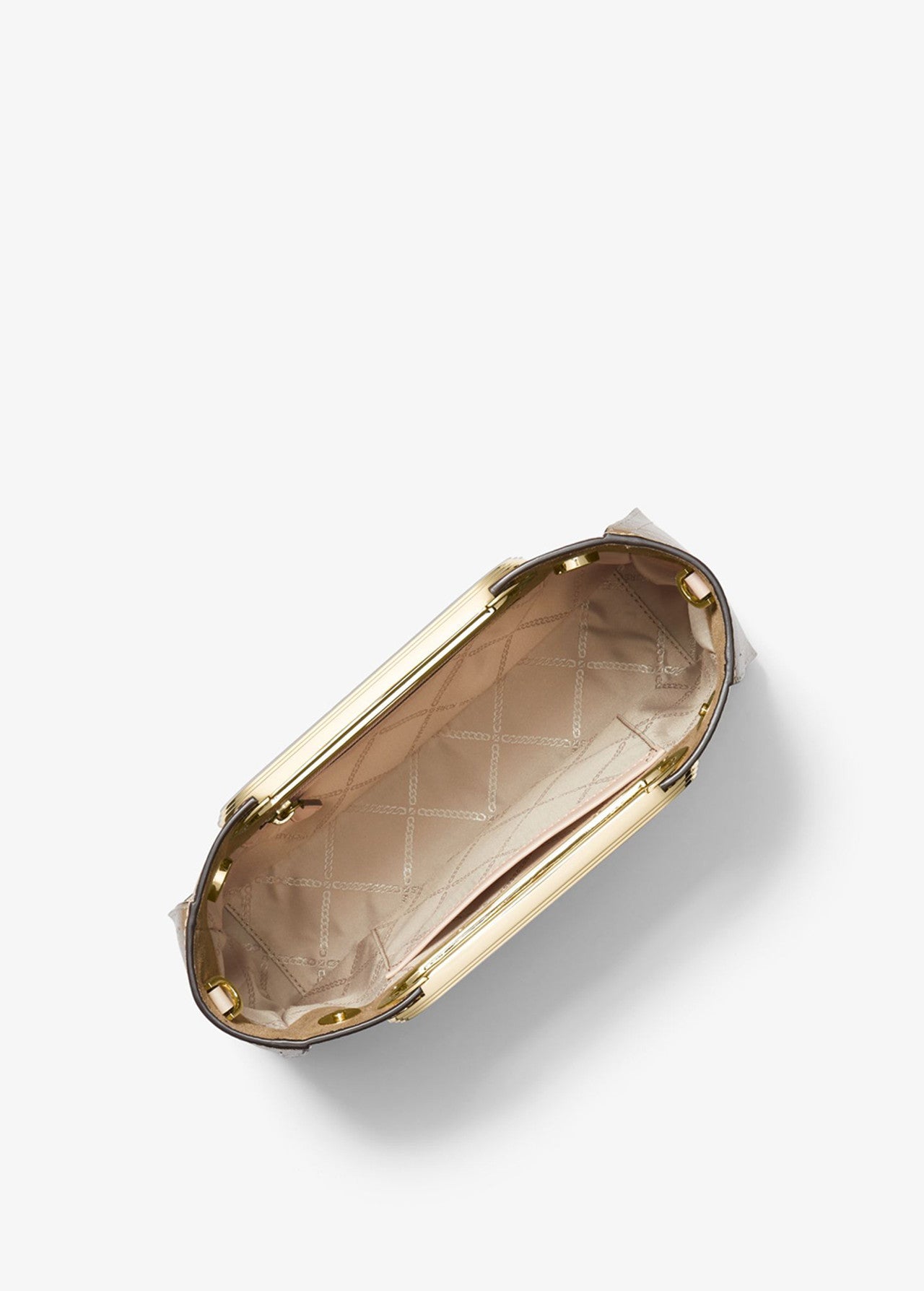 Michael Kors Chelsea Small Leather Convertible Pale Gold