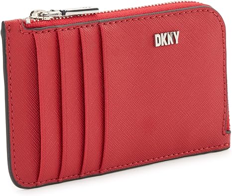 DKNY Phoenix Zip Cardcase Bright Red ONE SIZE