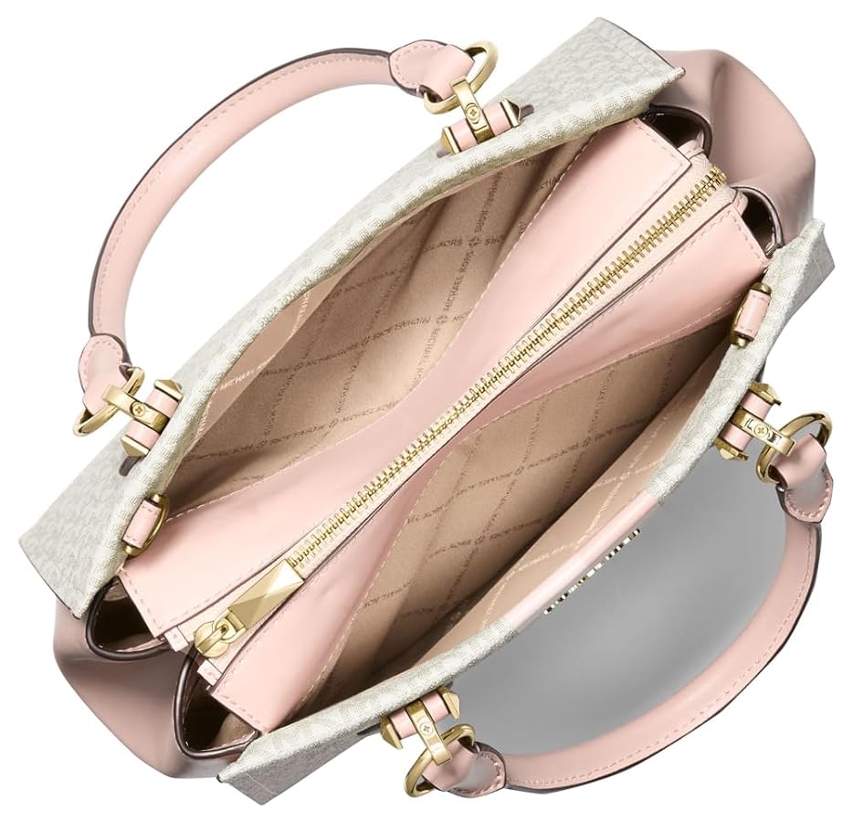 Michael Kors Marilyn Medium Satchel Vanilla Soft Pink