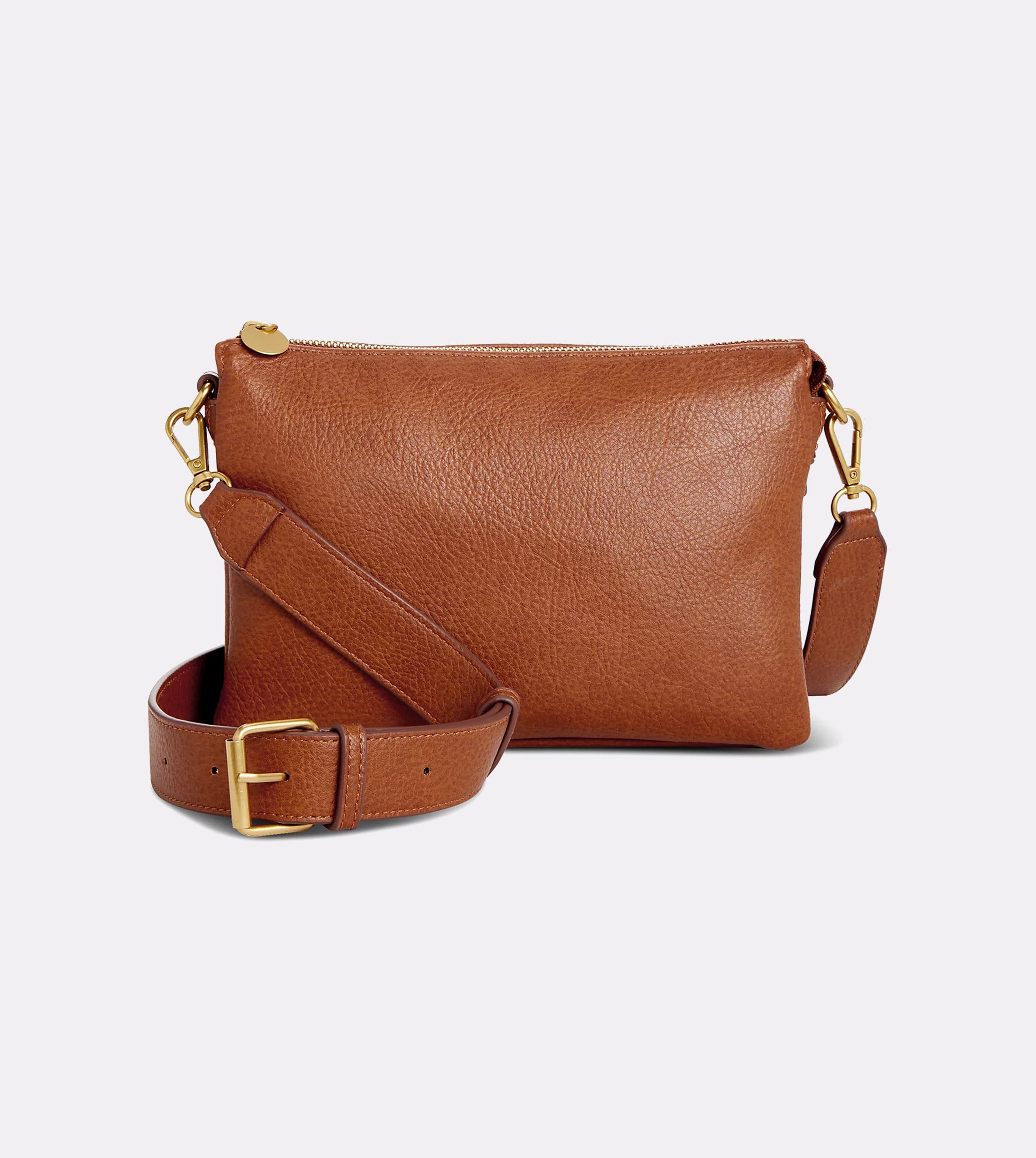 Style Co Double Compartment Crossbody Tortoise Shell