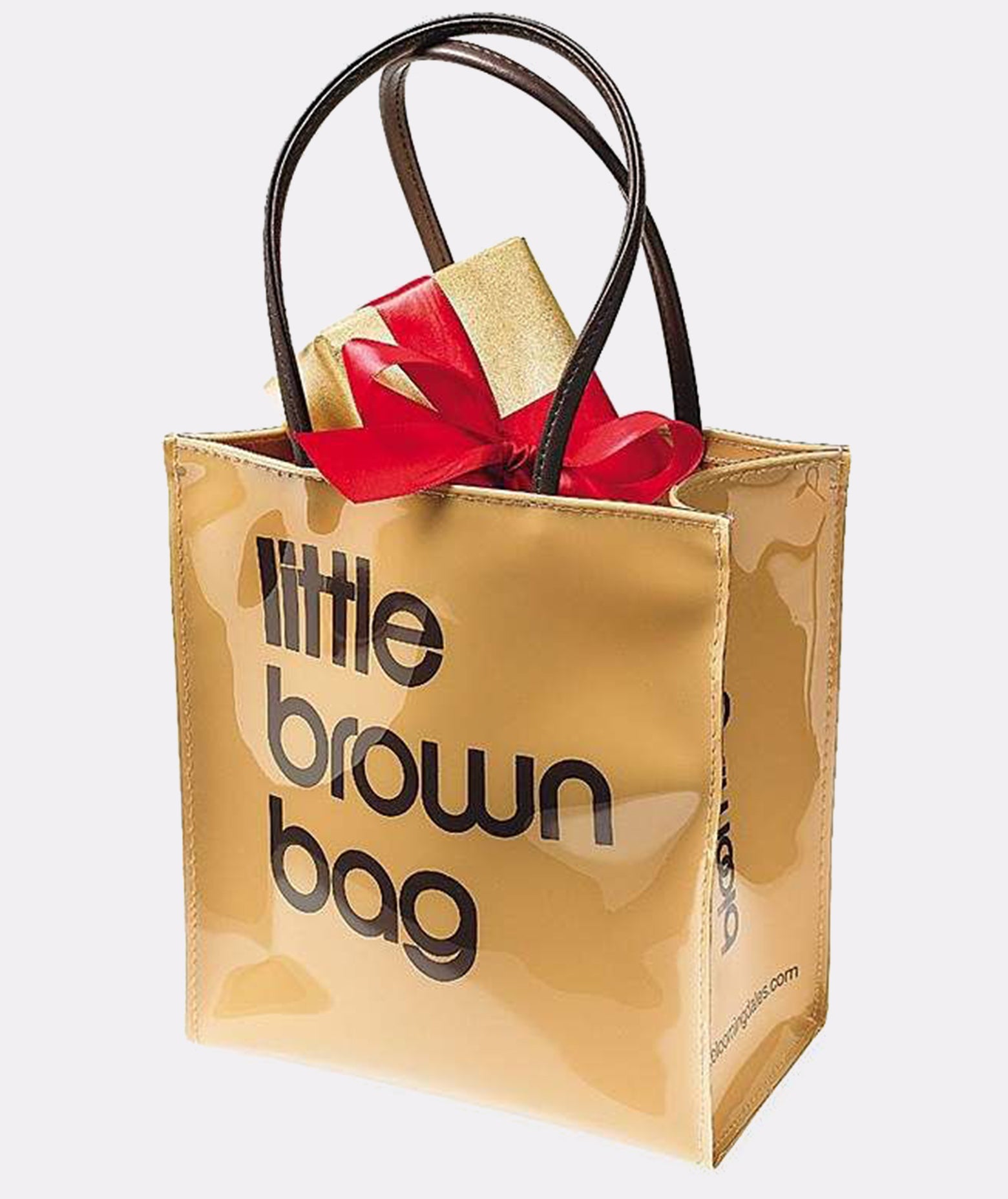 Bloomingdale's Little Brown Bag Brown