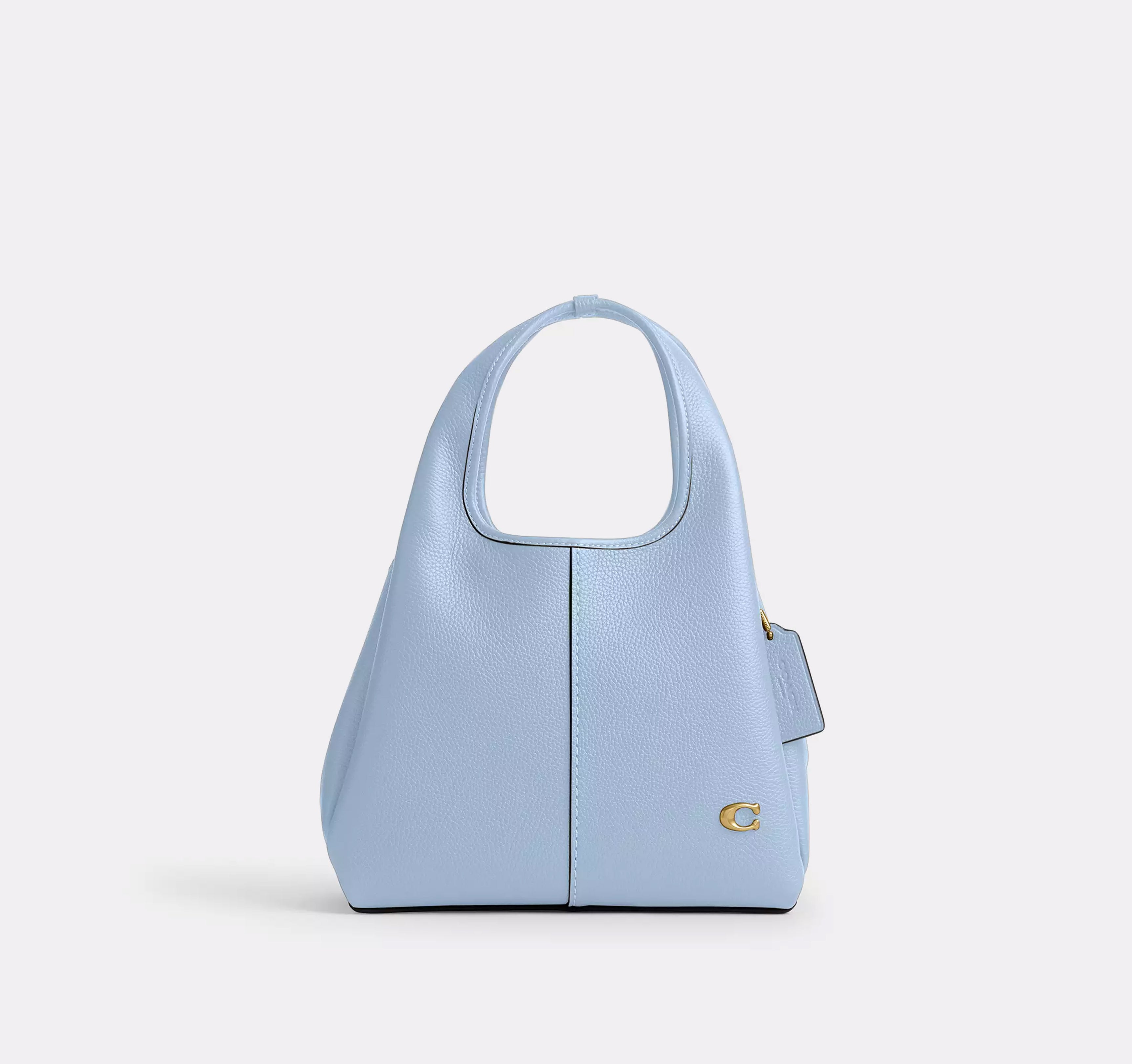 COACH Lana 23 Polished Pebble Leather Brass Bluebell