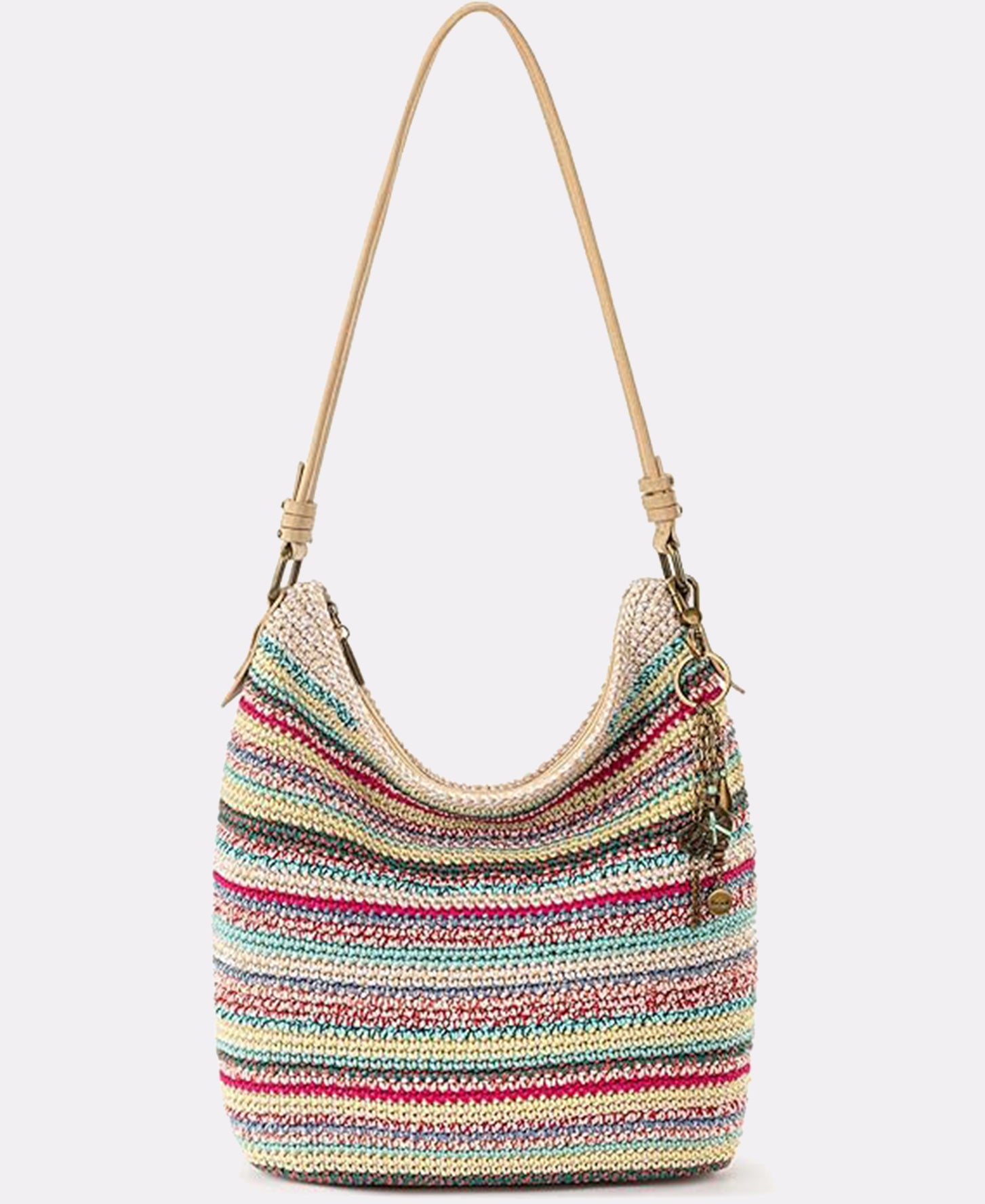 The Sak Sequoia Crochet Hobo Eden Stripe