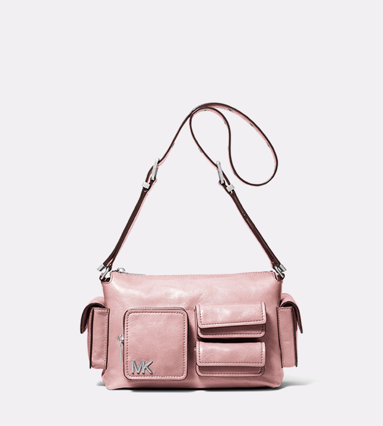 Michael Kors Dakota Small Pocket Leather Shoulder Black