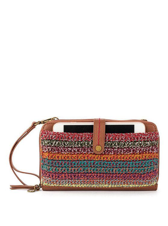 The Sak Iris Crochet Crossbody Sunset Stripe No Size