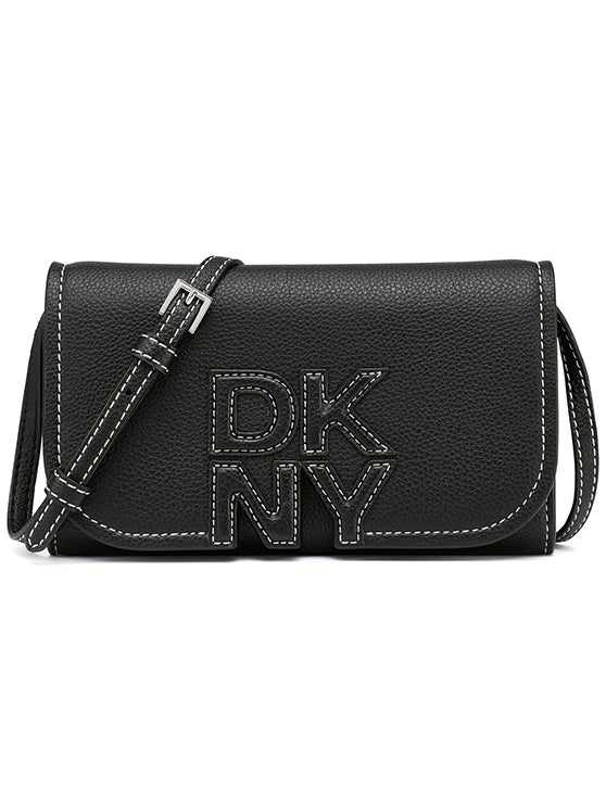 DKNY Nicole Wallet On A String Blacklight Taupe