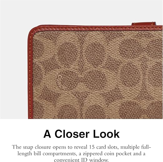 COACH Signature Monogram Coated Canv Beige