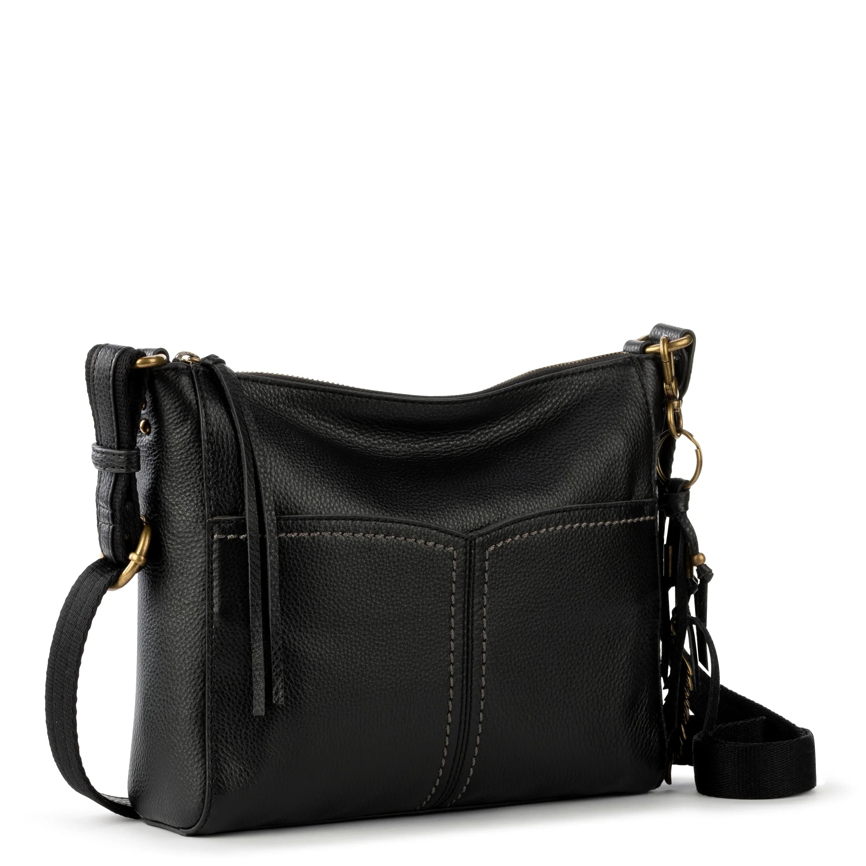 The Sak Womens Alameda Leather Crossbody Slate