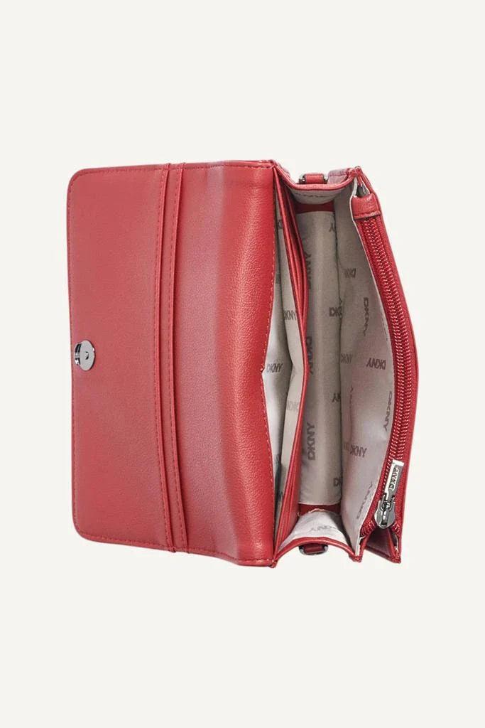 DKNY Ashlyn Crossbody Wallet Bright Red