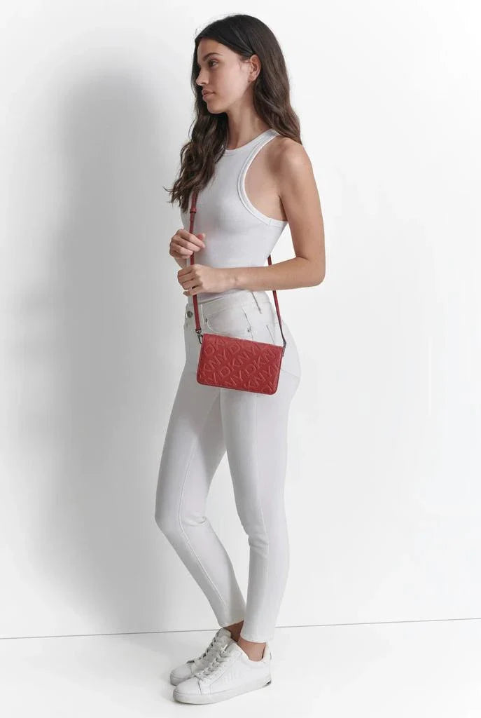 DKNY Ashlyn Crossbody Wallet Bright Red