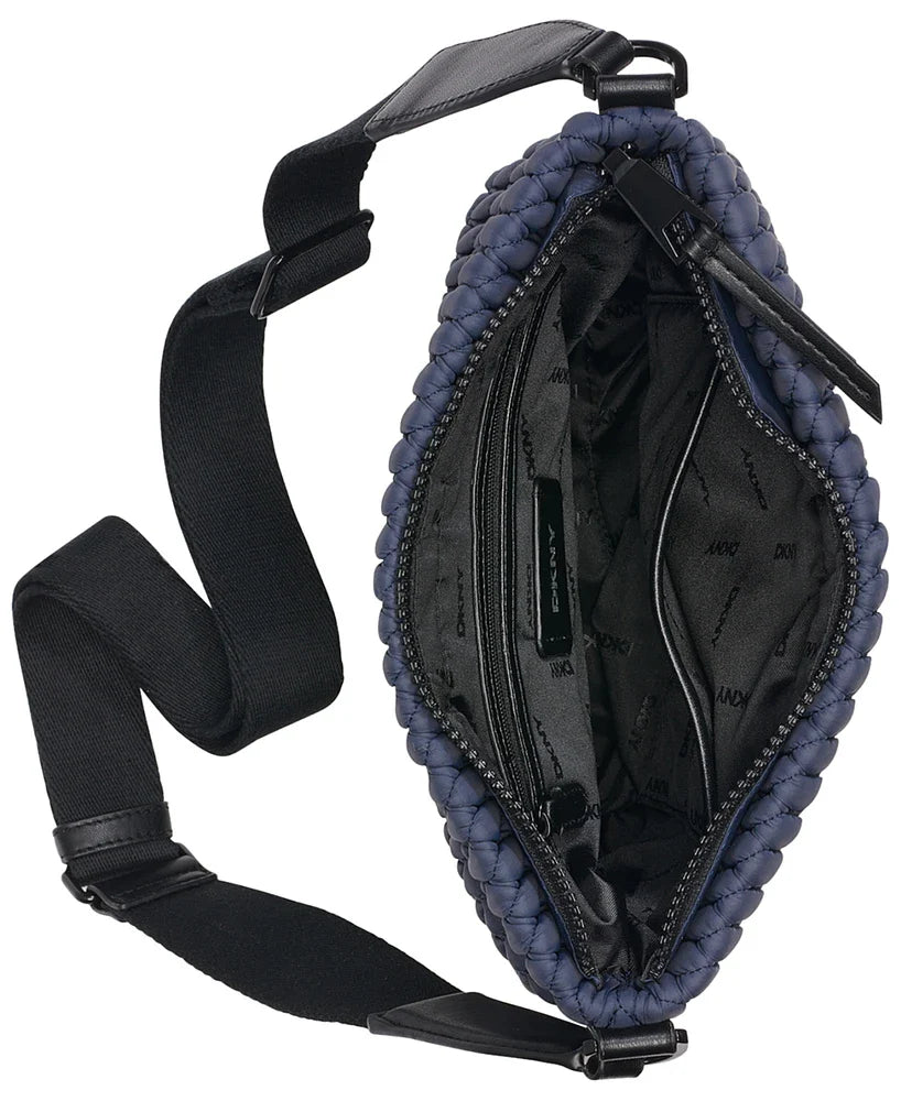 DKNY Mack Nylon Crossbody Bag Dark Denim