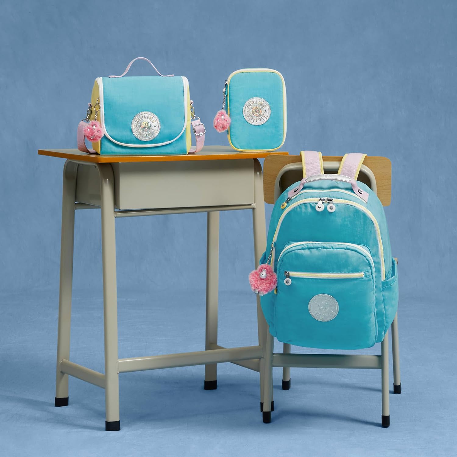 Kipling Seoul Go Backpack Blue Sea Mix