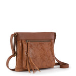 The Sak Women's Sanibel Leather Crossbody Floral Emboss