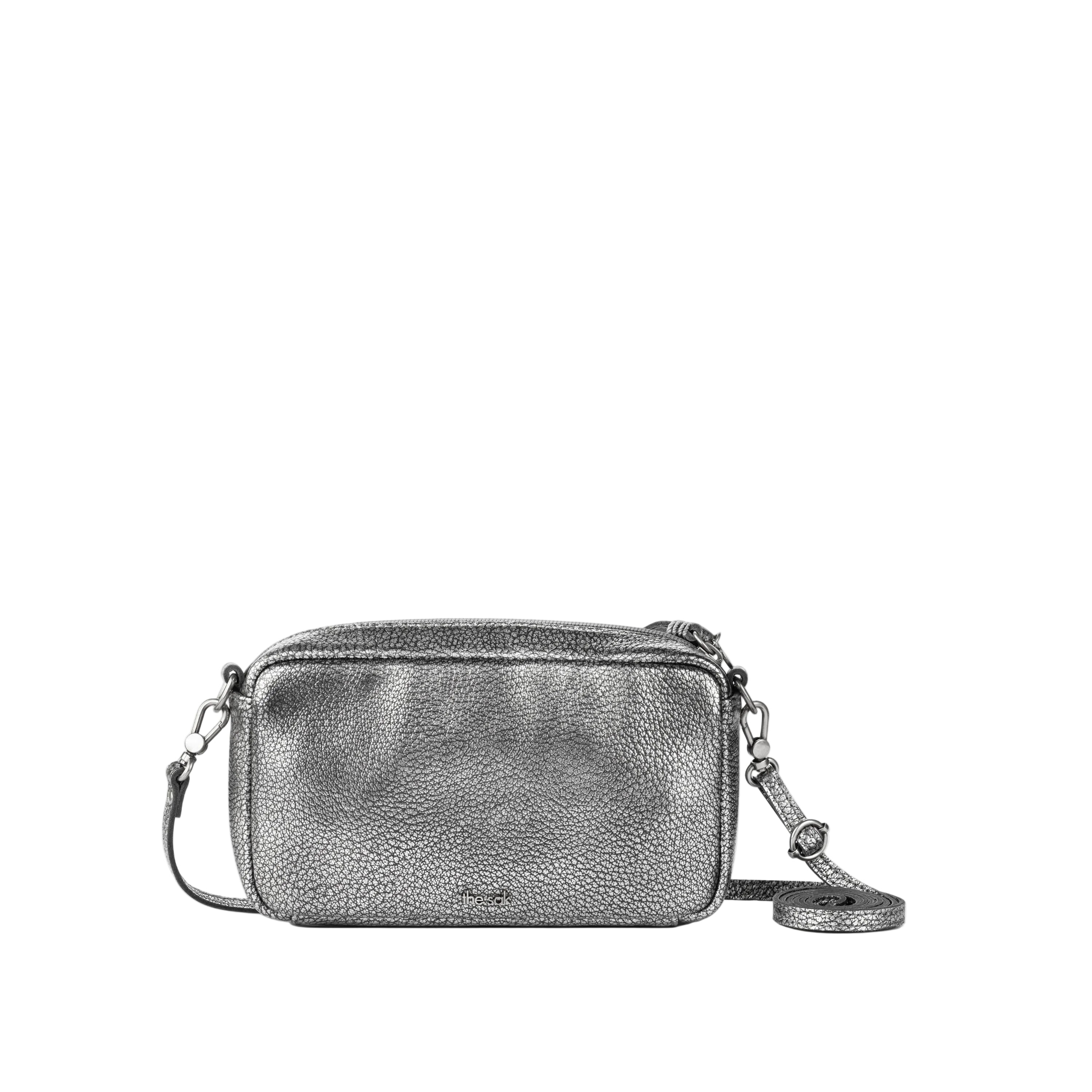 The Sak Cora Convertible Leather Dark Silver