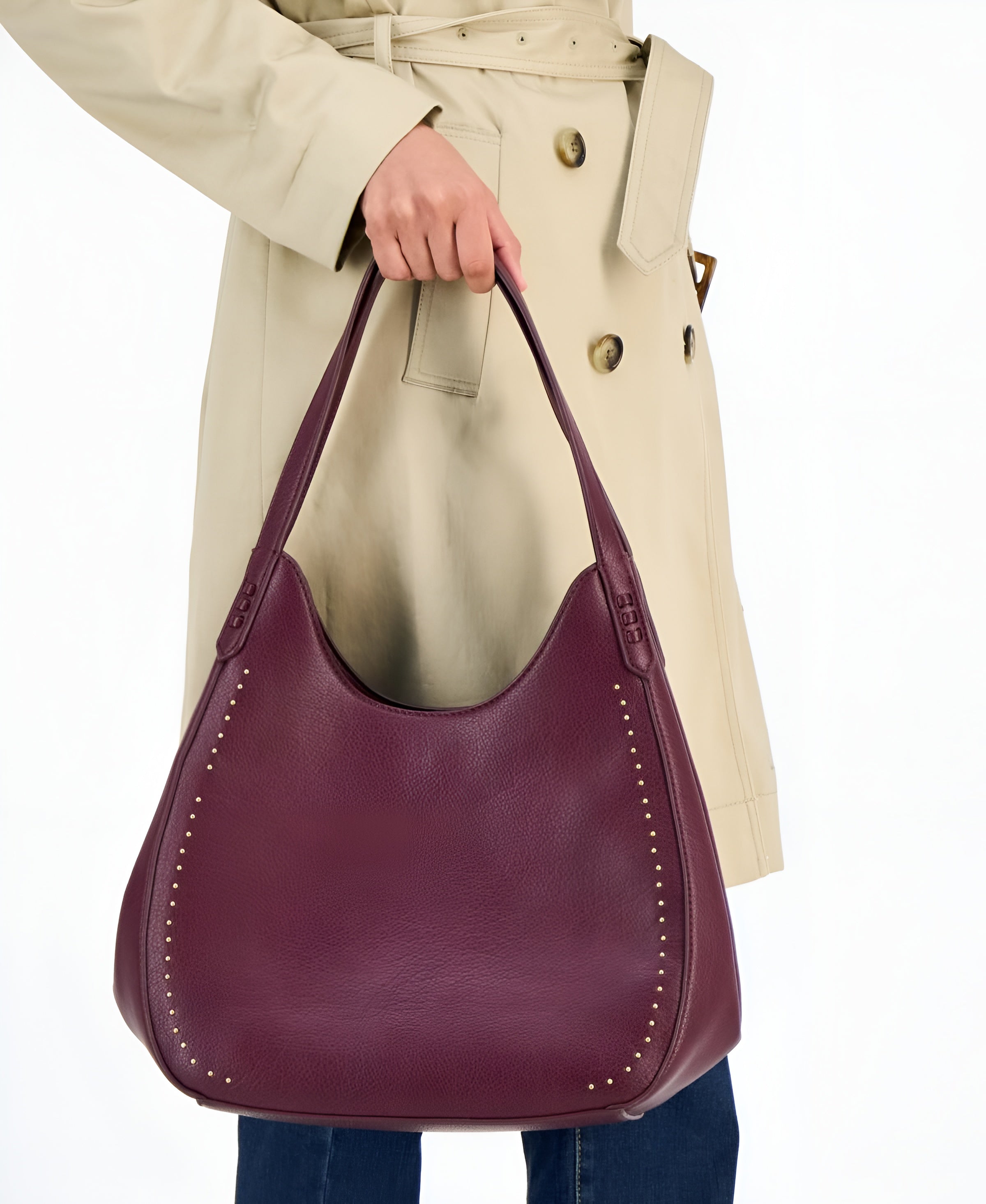 Style & Co Medium Studded Four Poster Tote Bag