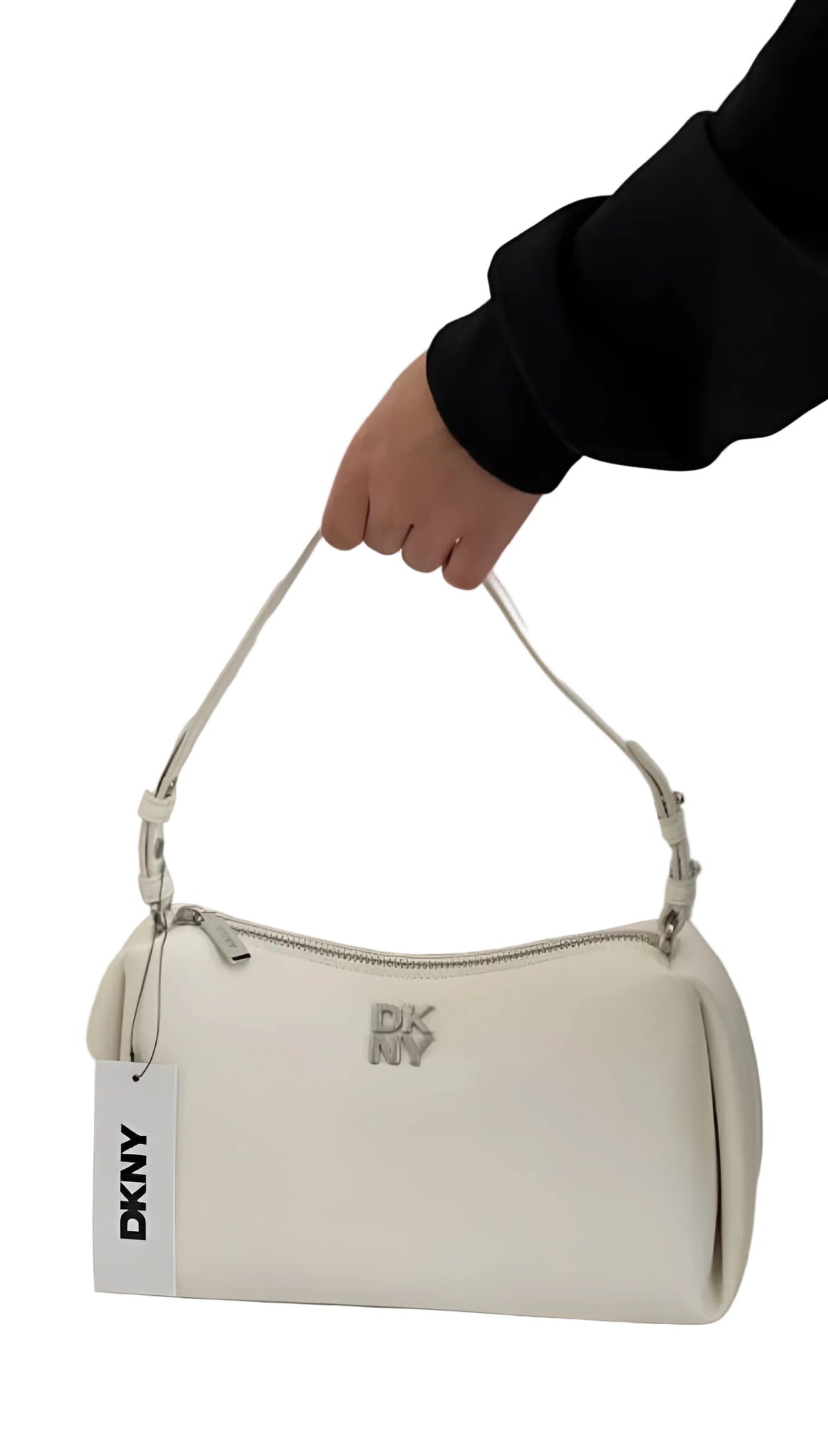 DKNY Remy Top Zip Shoulder Bag Marshmallo ONE SIZE