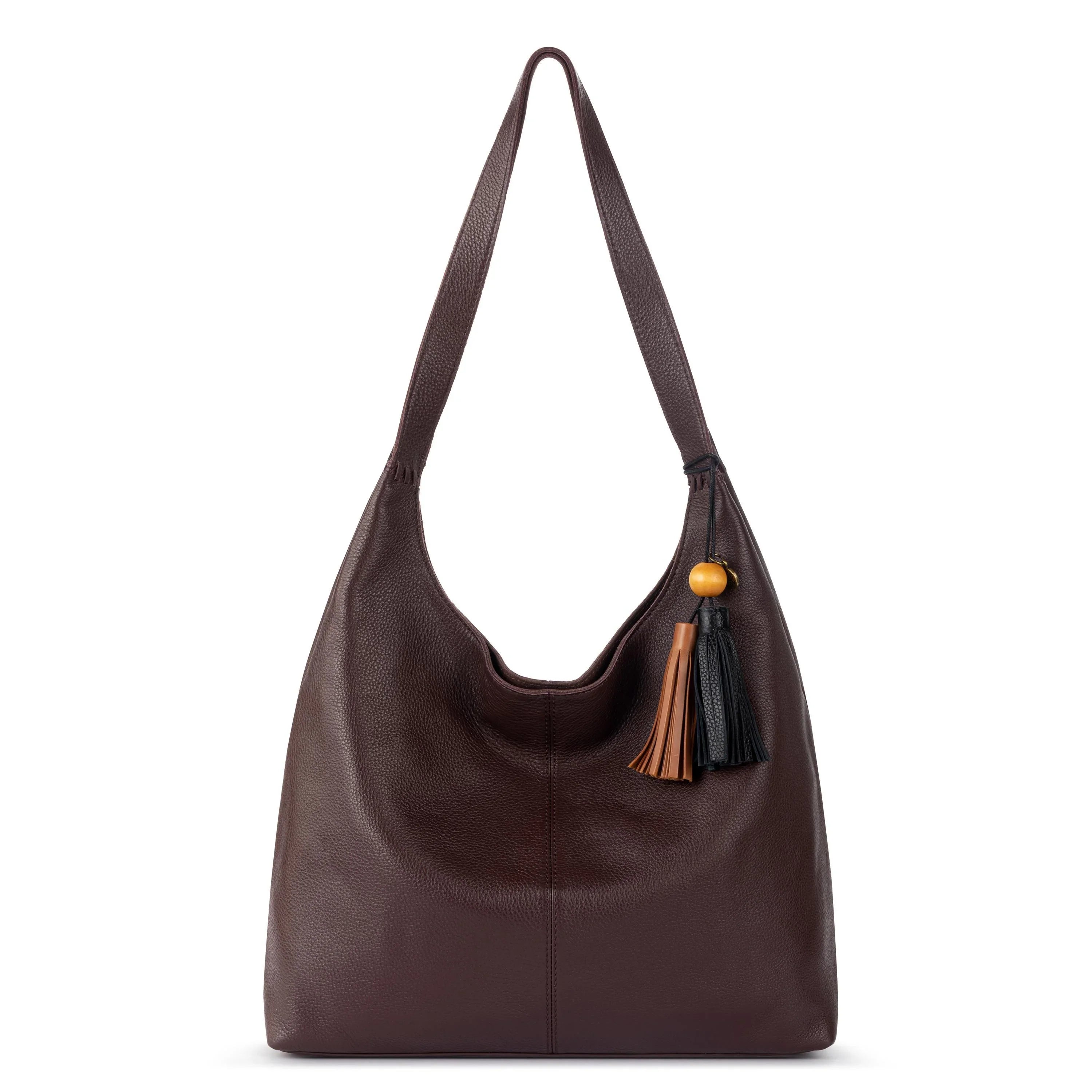 The Sak Huntley Leather Hobo B Mahogany No Size