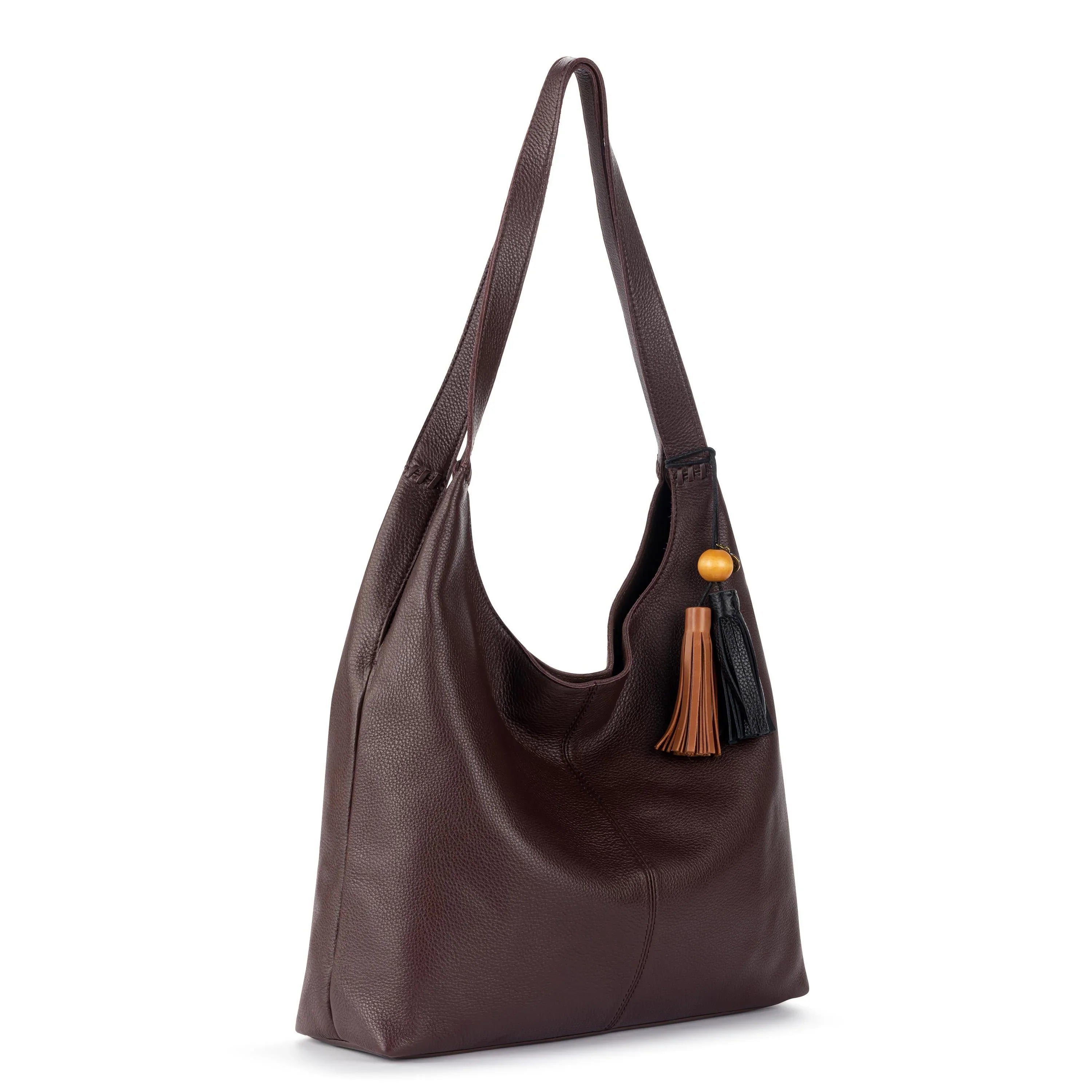 The Sak Huntley Leather Hobo B Mahogany No Size