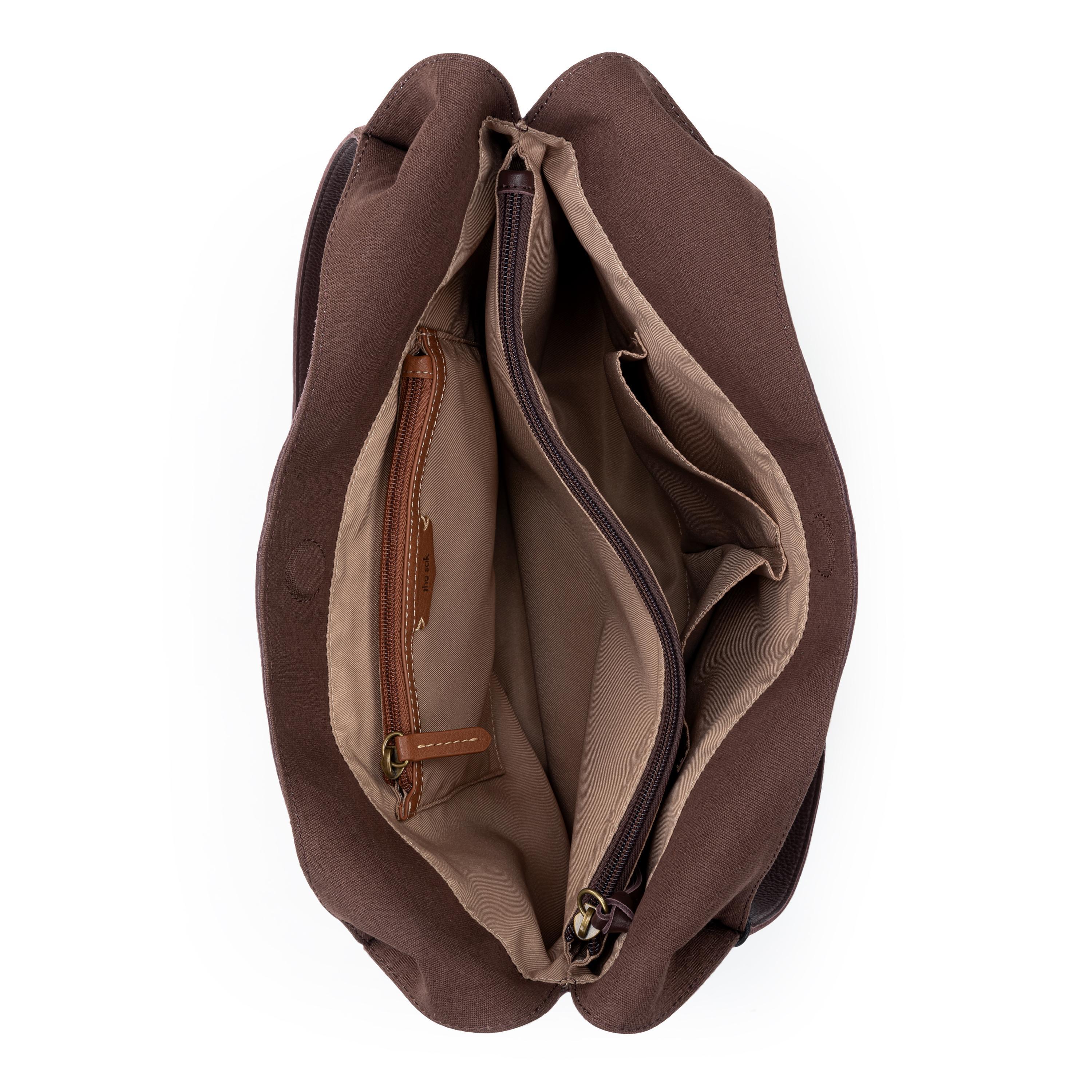 The Sak Huntley Leather Hobo B Mahogany No Size