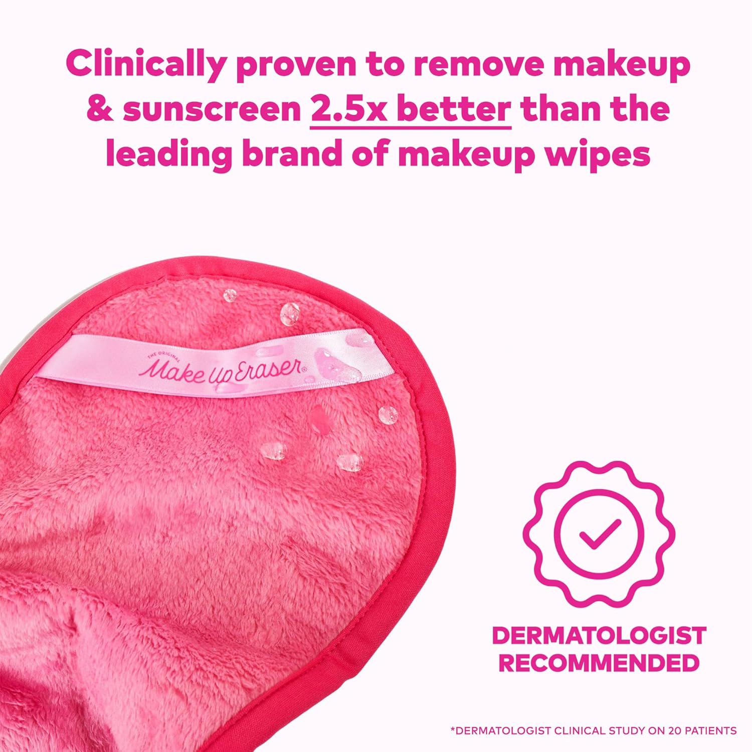 MakeUp Eraser The Original  Pink