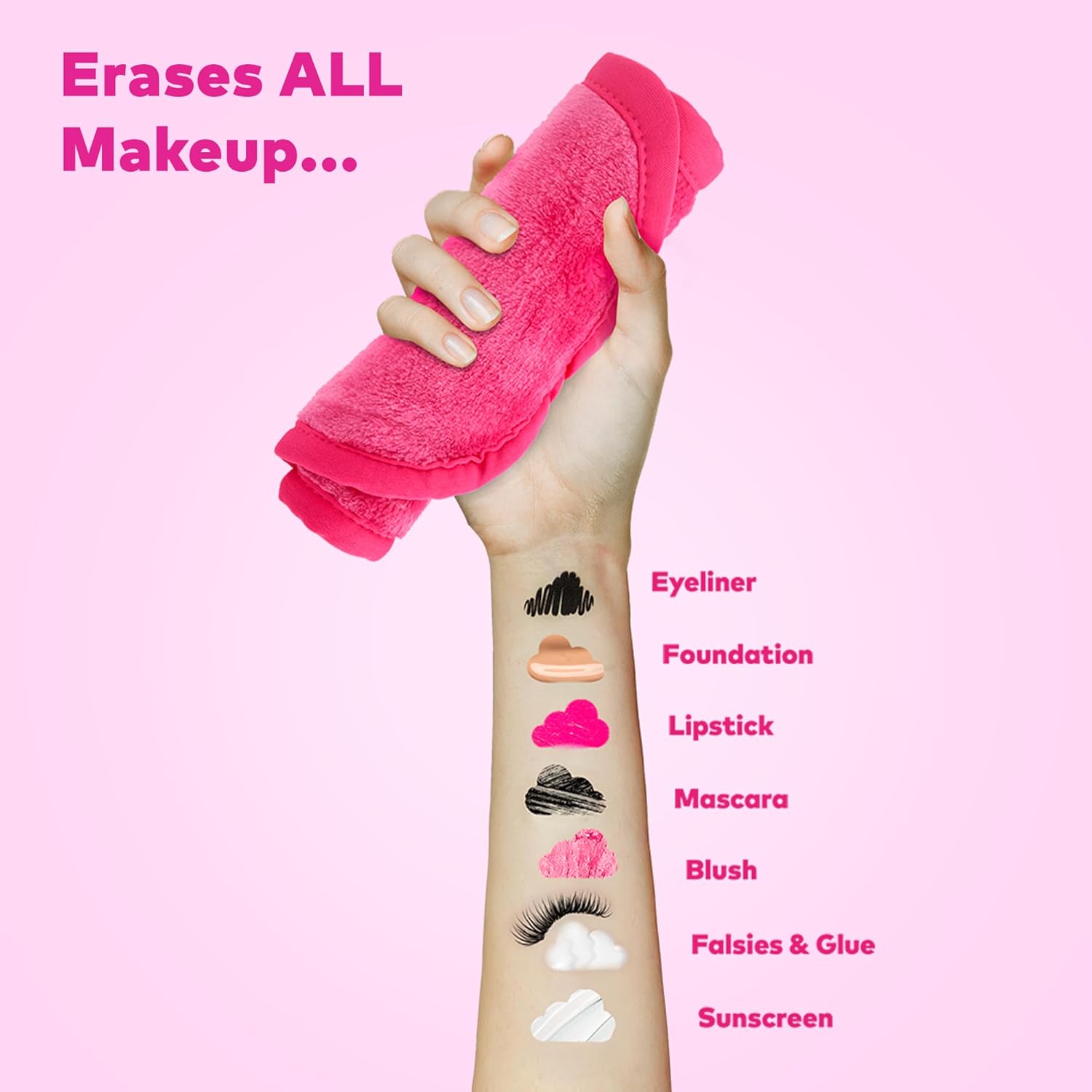 MakeUp Eraser The Original  Pink