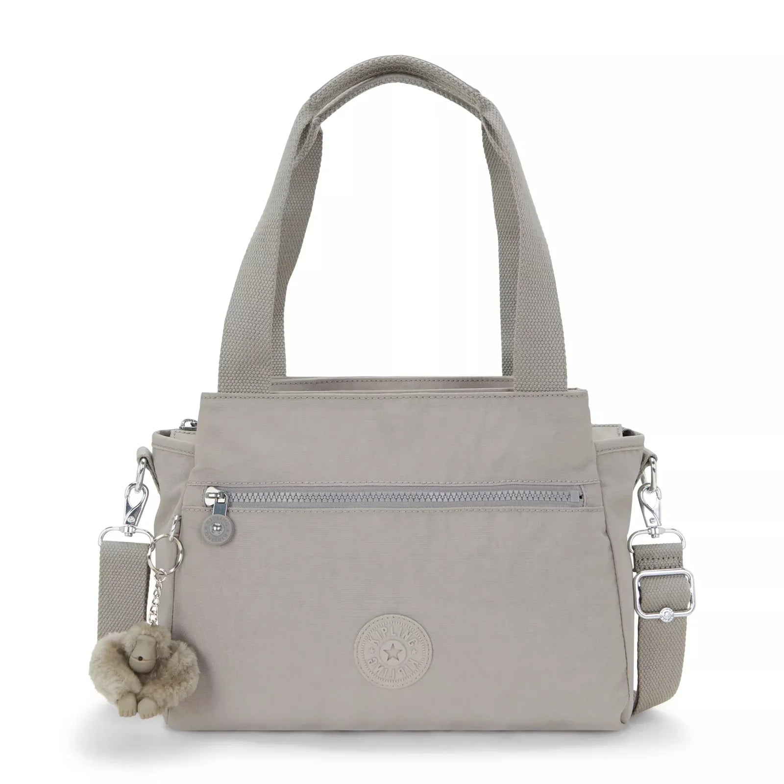 Kipling Elysia Satchel Grey Gris