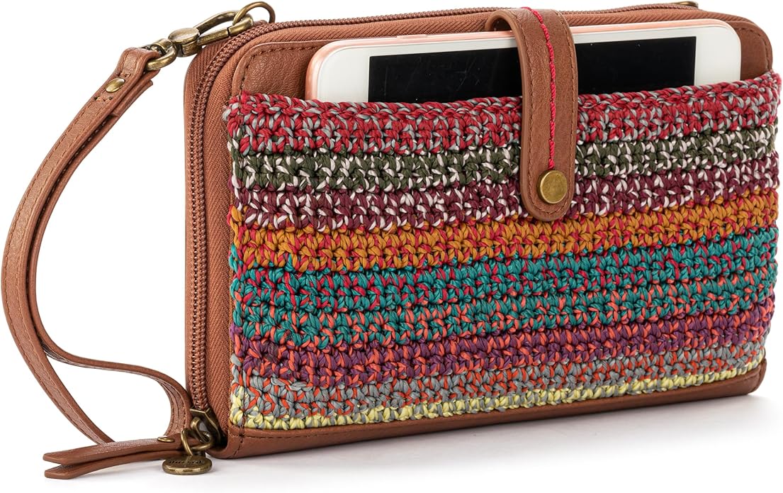 The Sak Iris Crochet Crossbody Sunset Stripe No Size