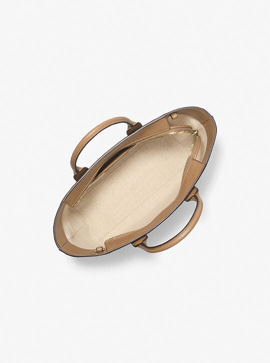 Michael Kors Moore Medium Satchel Husk