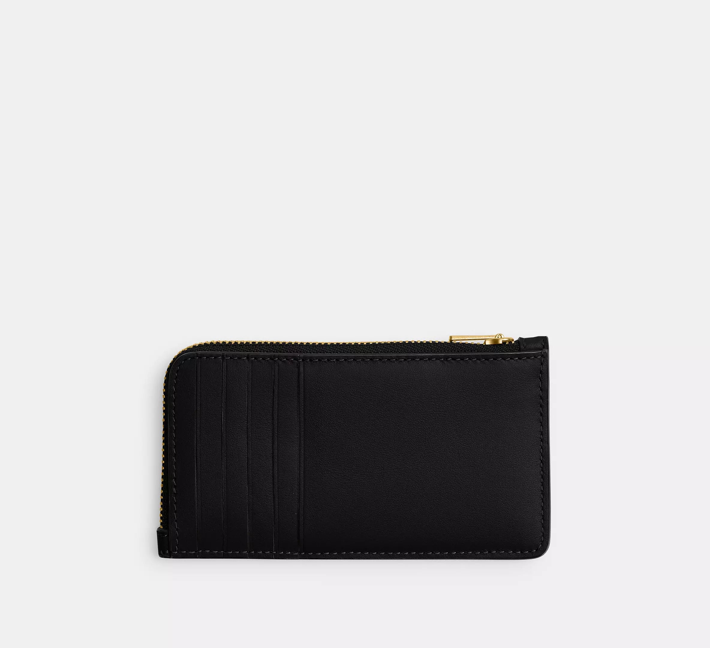 COACH Essential New York Zip Leather Black