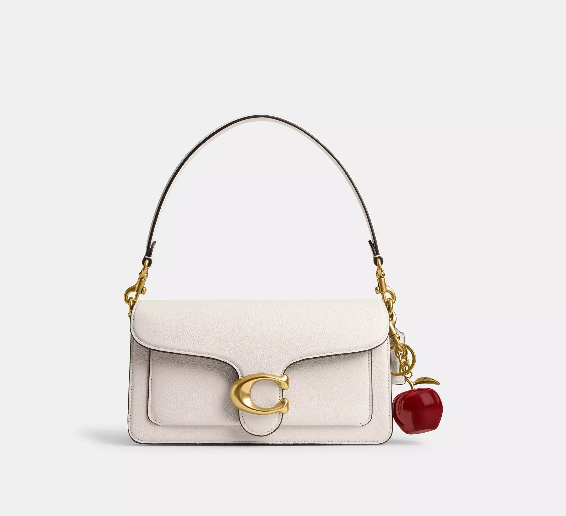 COACH COACH Gold Tone Apple Bag Char B4 Multi