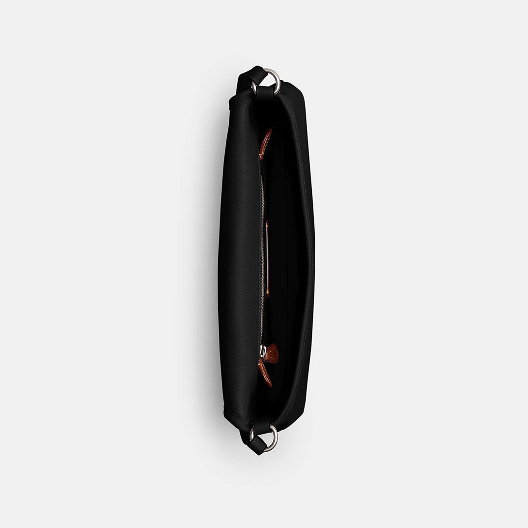 COACH Hamptons Small Leather S Silver Chalk