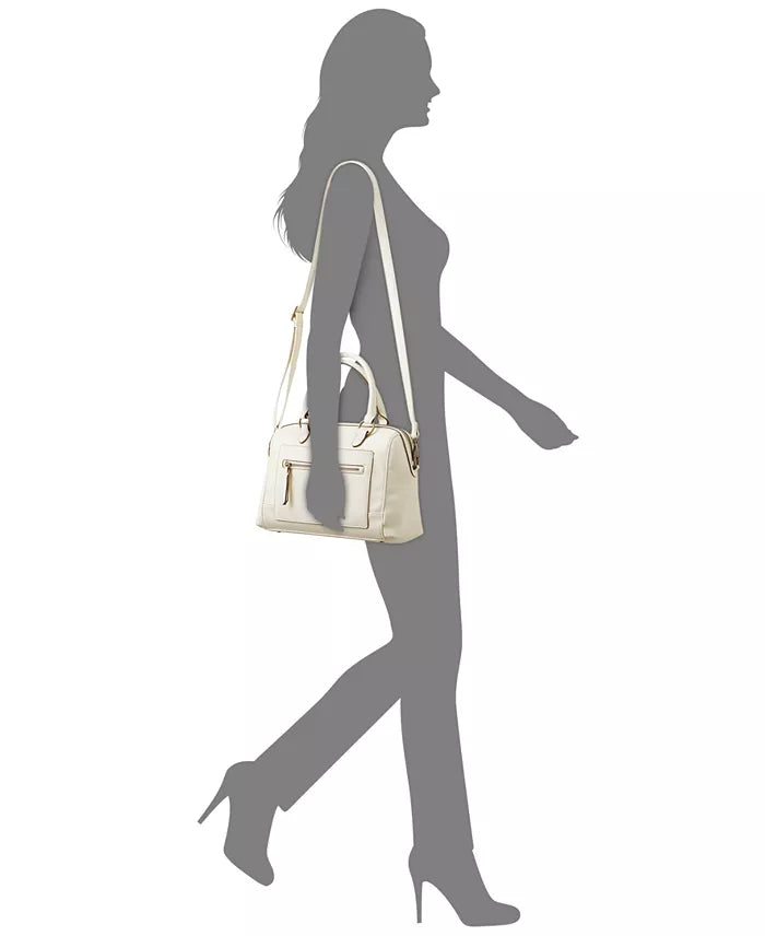 Style Co Hudsonn Satchel Alabaster