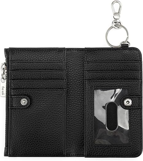 The Sak Encino Leather Wallet Black