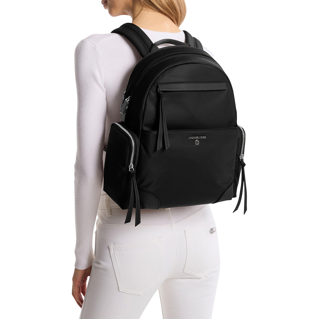 Michael Kors Prescott Large Nylon Backpack Navy