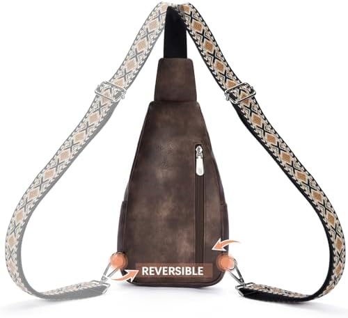 BOSTANTEN Leather Crossbody Sling Bag